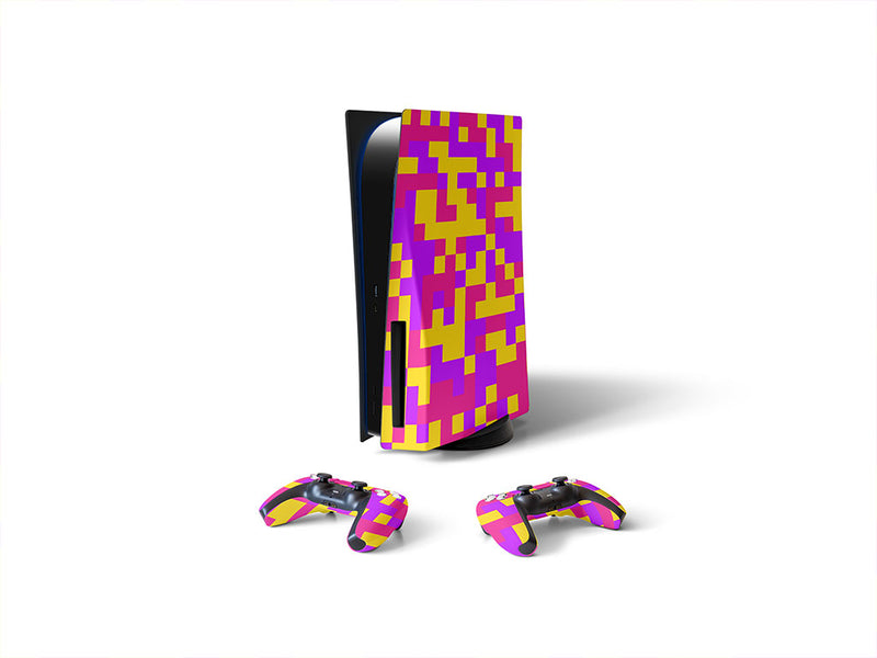 bleeding sun pixel Sony PS5 DIY Skin