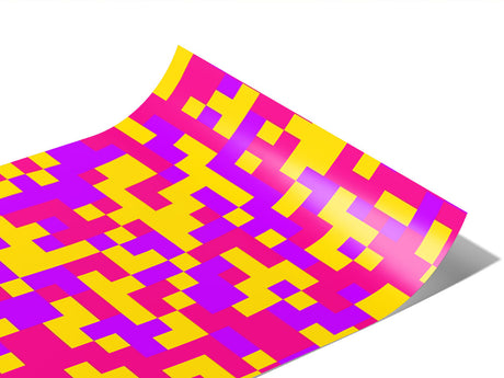 Bleeding Sun Pixel Vinyl Wraps~Rwraps Series 914 Digitally Printed Vinyl Wrap~0