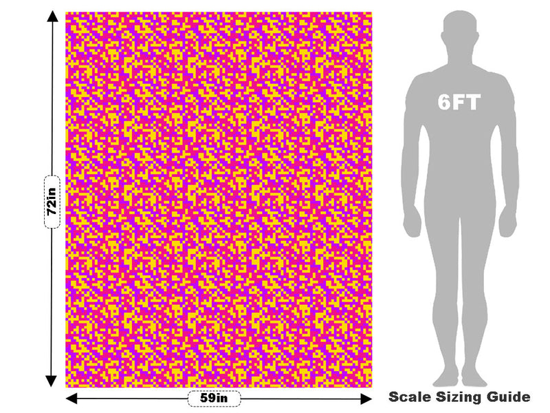 Bleeding Sun Pixel Vehicle Wrap Scale~Rwraps Series 914 Bleeding Sun Pixel Measurements~1