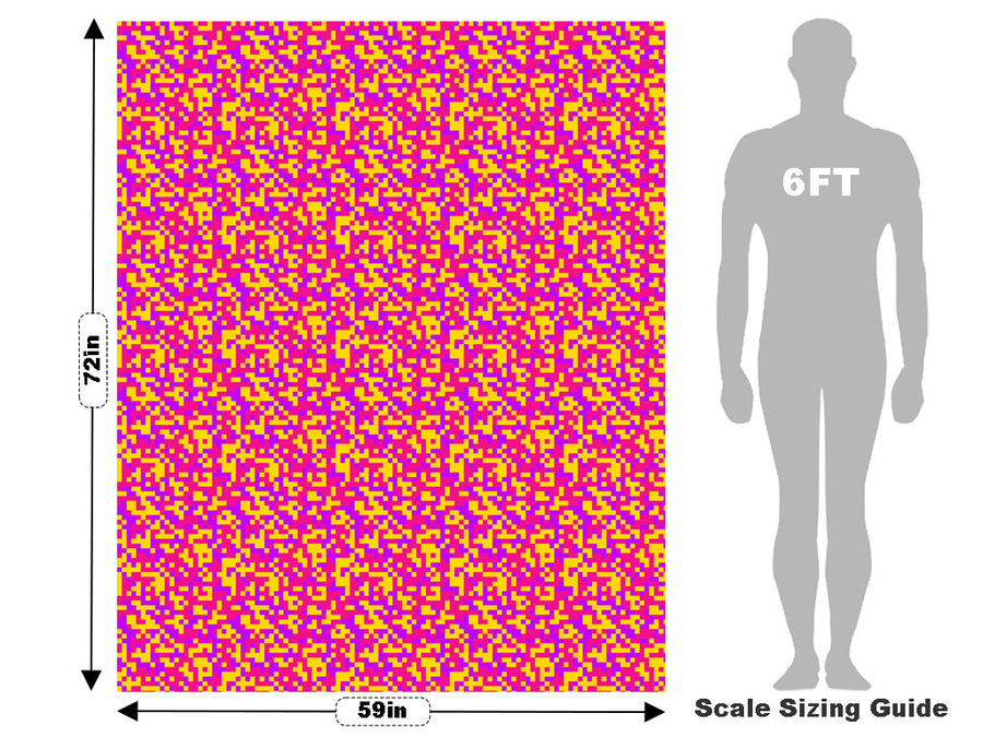 Bleeding Sun Pixel Vehicle Wrap Scale~Rwraps Series 914 Bleeding Sun Pixel Measurements~1