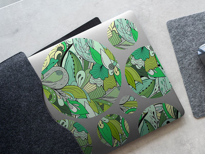 blessed island floral DIY Laptop Stickers