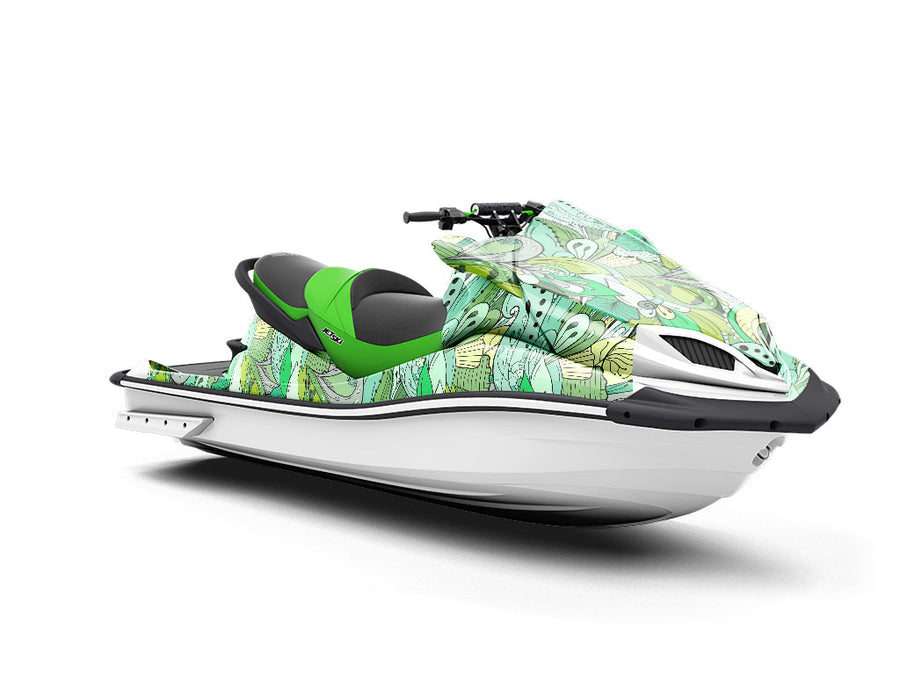 Blessed Island Floral Jet Ski Vinyl Customized Wrap