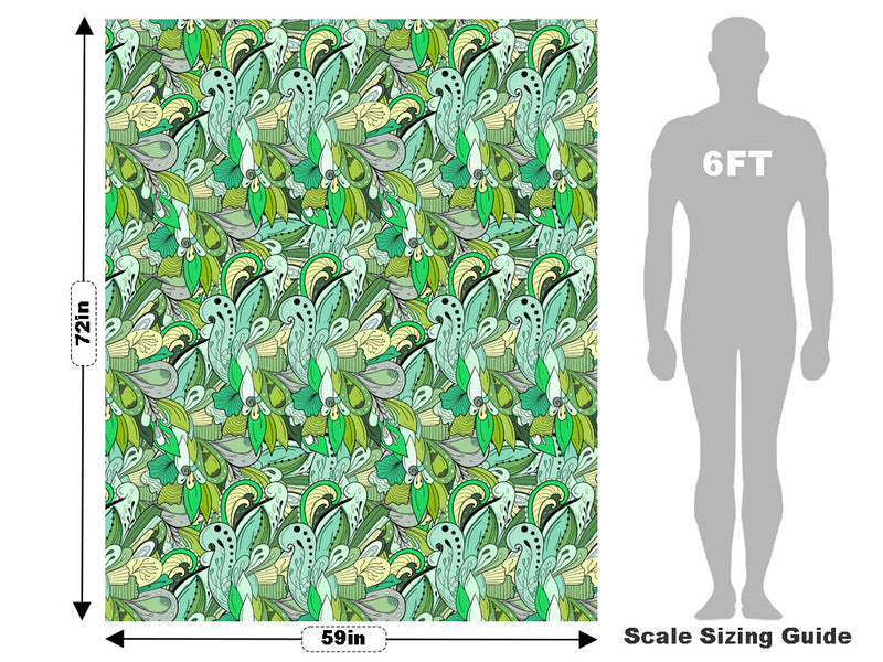 Blessed Island Floral Vehicle Wrap Scale~Rwraps Series 914 Blessed Island Floral Measurements~1