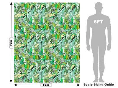 Blessed Island Floral Vehicle Wrap Scale~Rwraps Series 914 Blessed Island Floral Measurements~1