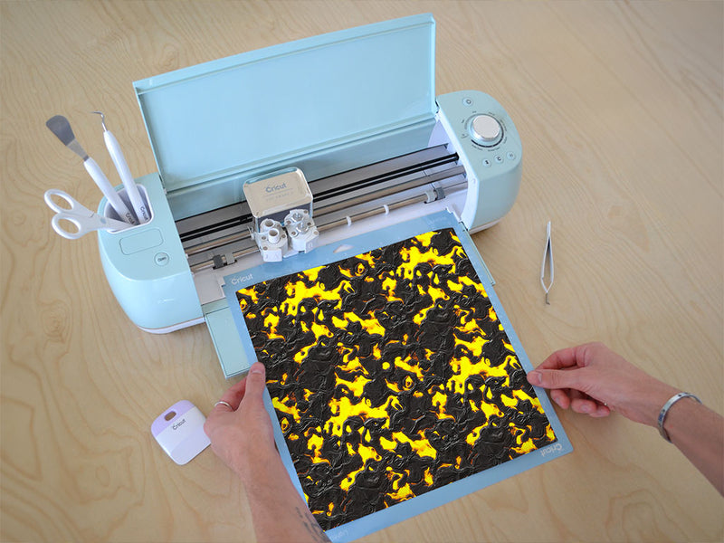 blistering hell lava Cricut Compatible Vinyl