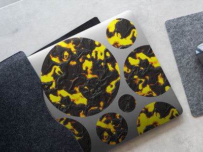 blistering hell lava DIY Laptop Stickers