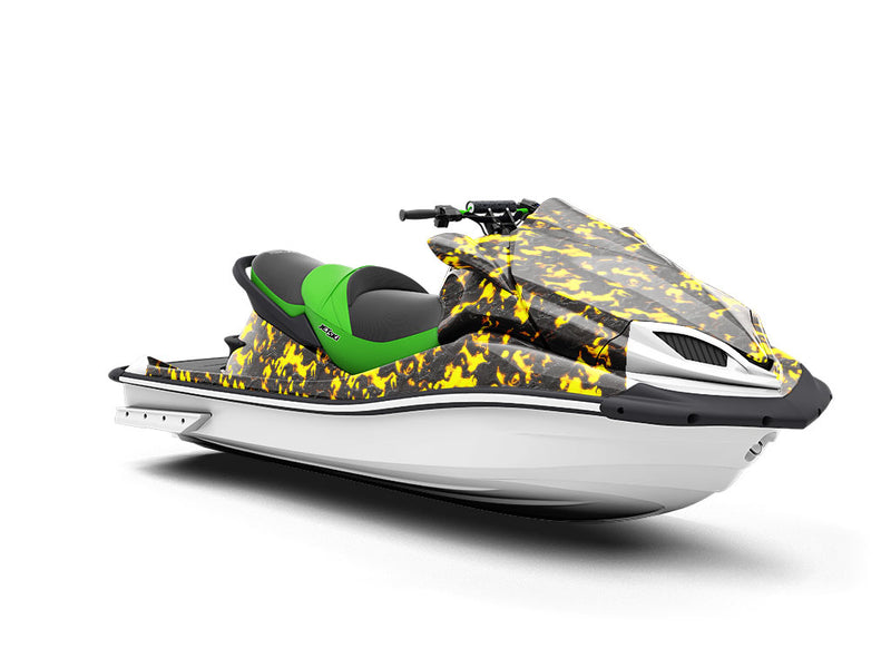 Blistering Hell Lava Jet Ski Vinyl Customized Wrap