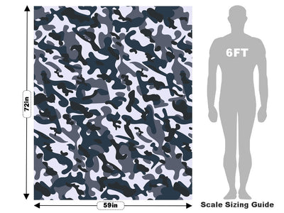 Blizzard ERDL Camouflage Vehicle Wrap Scale~Rwraps Series 914 Blizzard ERDL Camouflage Measurements~2