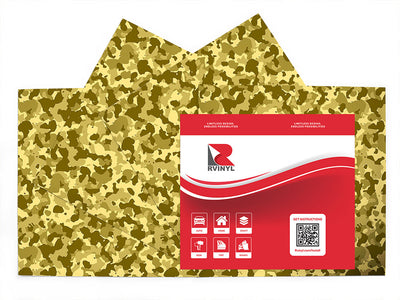 blonde cover camouflage Craft Vinyl Sheet Pack