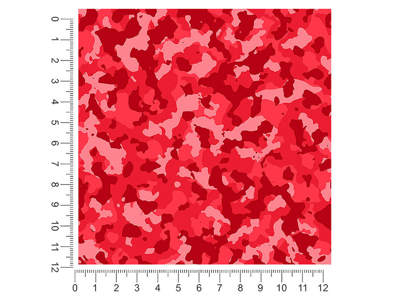 blood buckshot camouflage 1ft x 1ft Craft Sheets