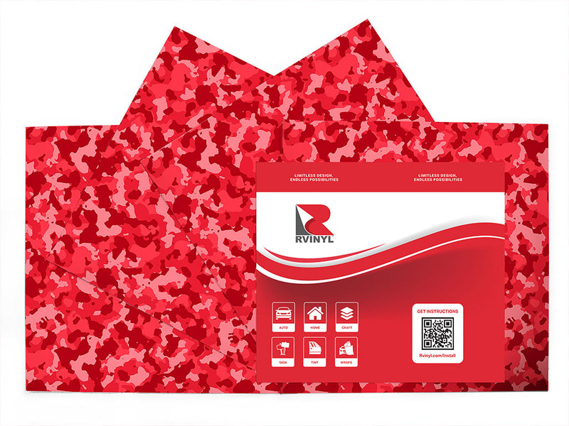 blood buckshot camouflage Craft Vinyl Sheet Pack