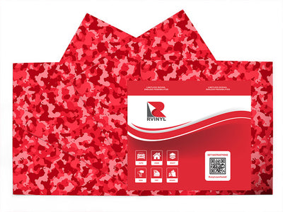 blood buckshot camouflage Craft Vinyl Sheet Pack