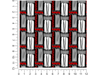 blood legion abstract geometric 1ft x 1ft Craft Sheets