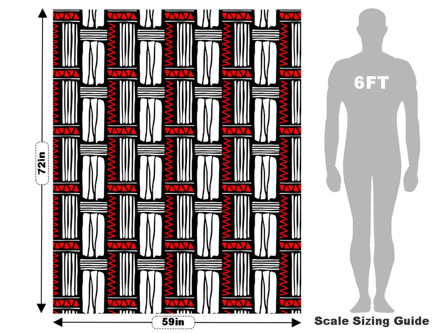 Blood Legion Abstract Vehicle Wrap Scale~Rwraps Series 914 Blood Legion Abstract Measurements~1