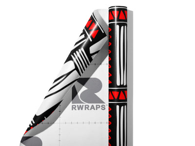 Blood Legion Abstract Wrap Film Sheets~Rwraps Series 914 Blood Legion Abstract Scrolled Sheet~3