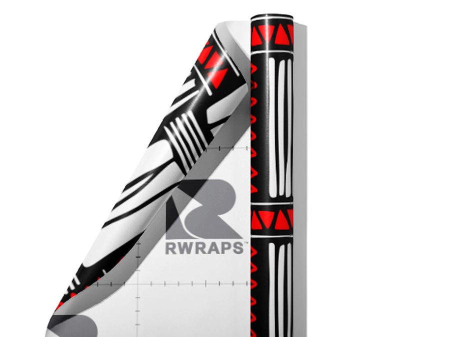 Blood Legion Abstract Wrap Film Sheets~Rwraps Series 914 Blood Legion Abstract Scrolled Sheet~3
