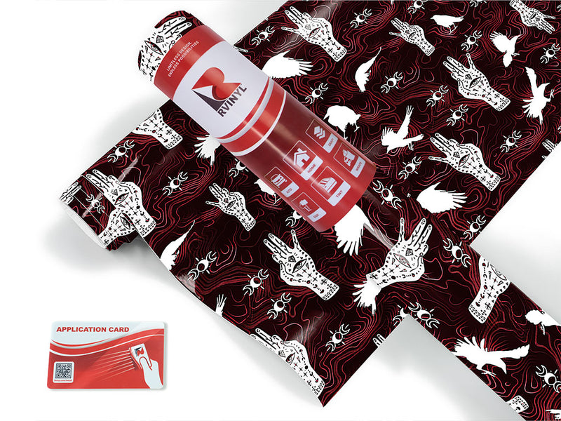 blood palmistry horror Craft Vinyl Roll