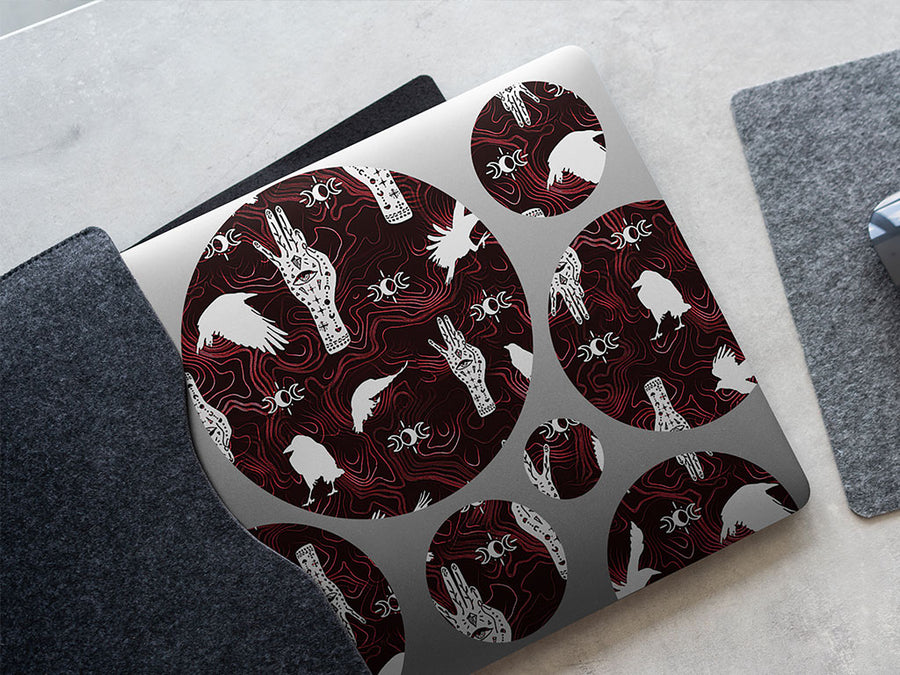 blood palmistry horror DIY Laptop Stickers