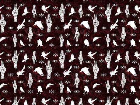 Blood Palmistry Horror Vinyl Wrap Pattern~Rwraps Series 914 Digitally Printed Vinyl Wrap~0