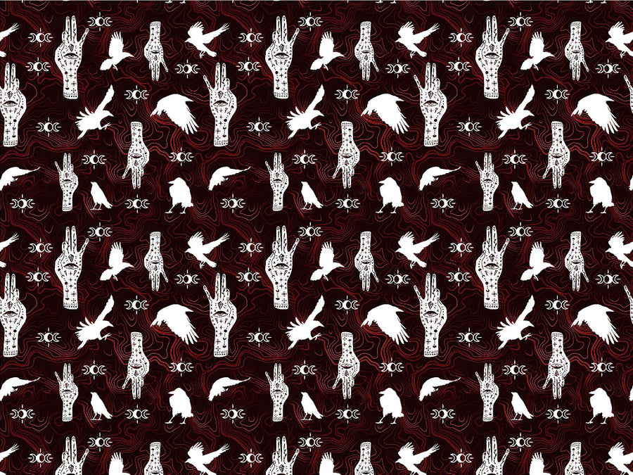 Blood Palmistry Horror Vinyl Wrap Pattern~Rwraps Series 914 Digitally Printed Vinyl Wrap~0