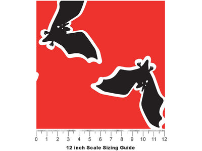Bloodsucking Creeps Animal Vinyl Film Pattern Size 12 inch Scale~Rwraps Bloodsucking Creeps Animal Sizing Chart~2