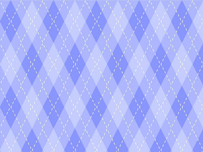 Blooming Periwinkle Argyle Vinyl Wrap Pattern~Rwraps Series 914 Digitally Printed Vinyl Wrap~0