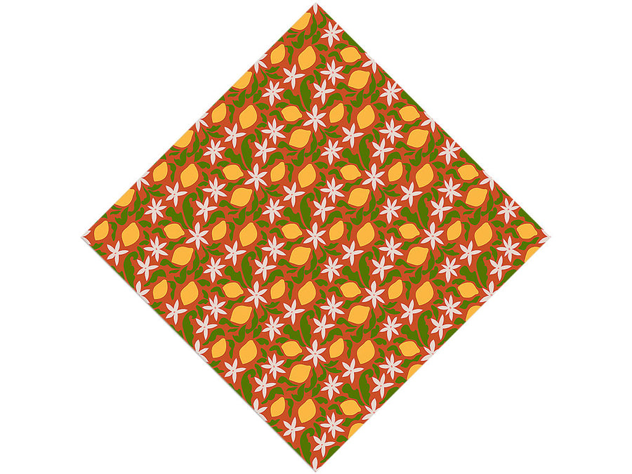 Blossoming Fruits Fruit Vinyl Wrap Pattern