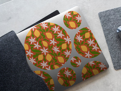 blossoming fruits fruit DIY Laptop Stickers