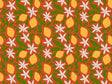 Blossoming Fruits Fruit Vinyl Wrap Pattern~Rwraps Series 914 Digitally Printed Vinyl Wrap~0
