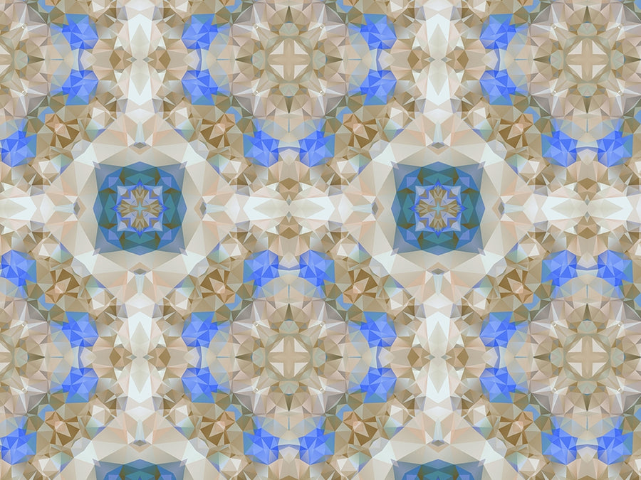 Blossoming Gold Tile Vinyl Wrap Pattern~Rwraps Series 914 Digitally Printed Vinyl Wrap~0