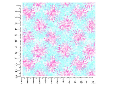 blossoming passion tie dye 1ft x 1ft Craft Sheets