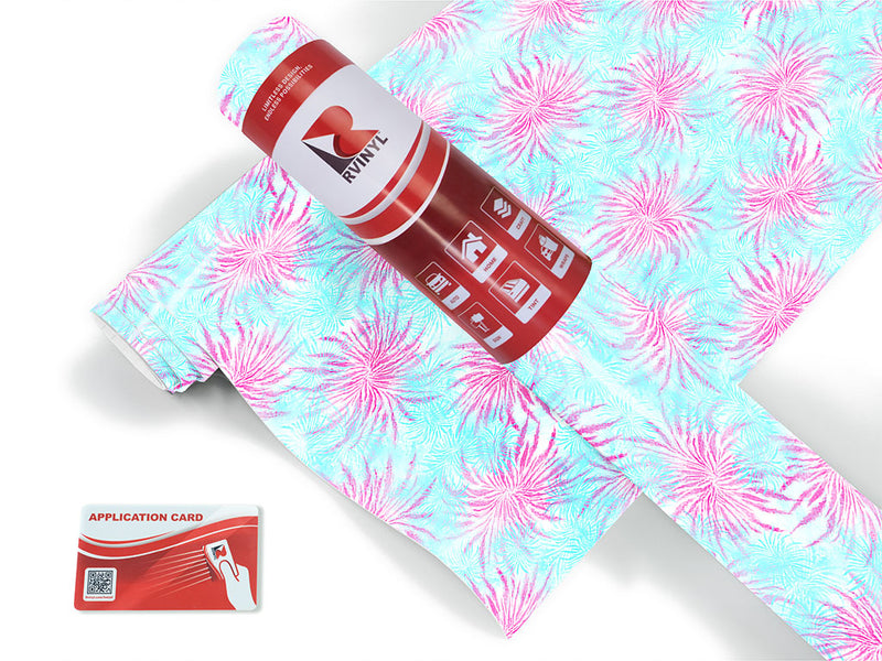 blossoming passion tie dye Craft Vinyl Roll
