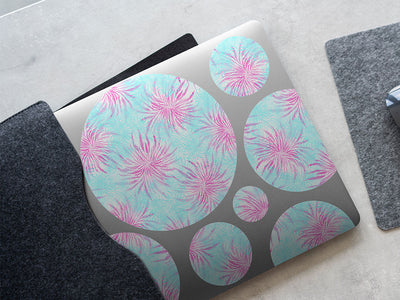 blossoming passion tie dye DIY Laptop Stickers