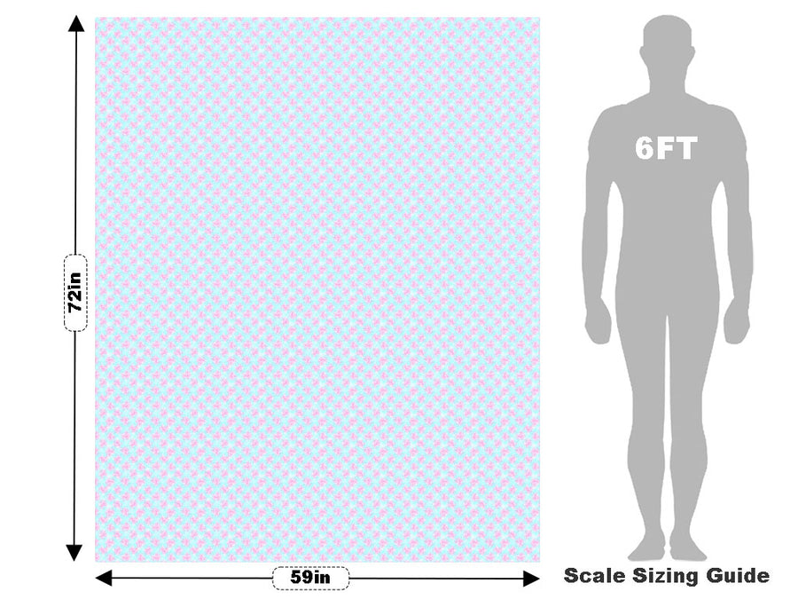 Blossoming Passion Tie Dye Vehicle Wrap Scale~Rwraps Series 914 Blossoming Passion Tie Dye Measurements~1