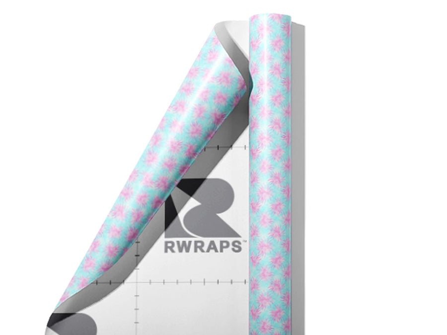 Blossoming Passion Tie Dye Wrap Film Sheets~Rwraps Series 914 Blossoming Passion Tie Dye Scrolled Sheet~3
