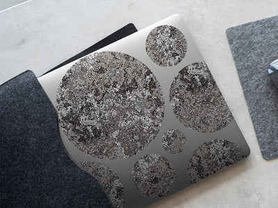 blotted cement rust DIY Laptop Stickers
