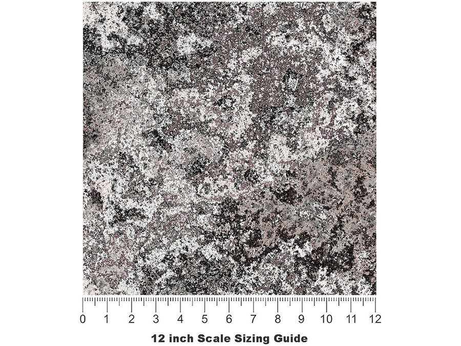 Blotted Cement Rust Vinyl Film Pattern Size 12 inch Scale~Rwraps Blotted Cement Rust Sizing Chart~3