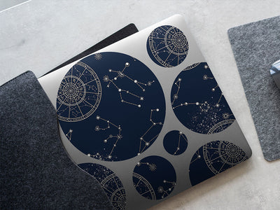 blue aeons astrology DIY Laptop Stickers
