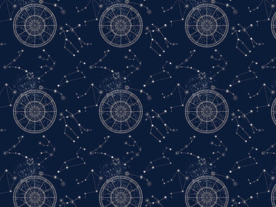 Blue Aeons Astrology Vinyl Wrap Pattern~Rwraps Series 914 Digitally Printed Vinyl Wrap~0