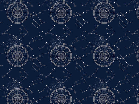 Blue Aeons Astrology Vinyl Wrap Pattern~Rwraps Series 914 Digitally Printed Vinyl Wrap~0