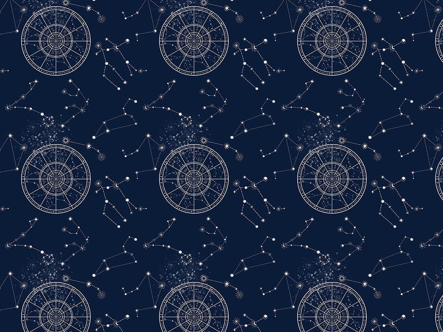 Blue Aeons Astrology Vinyl Wrap Pattern~Rwraps Series 914 Digitally Printed Vinyl Wrap~0