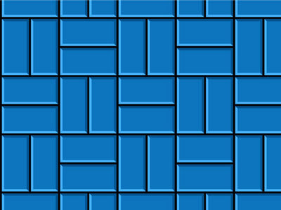 Blue  Brick Vinyl Wrap Pattern~Rwraps Series 914 Digitally Printed Vinyl Wrap~0