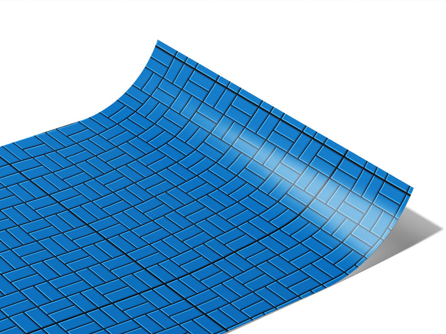 Blue  Brick Vinyl Wraps~Rwraps Series 914 Digitally Printed Vinyl Wrap~1