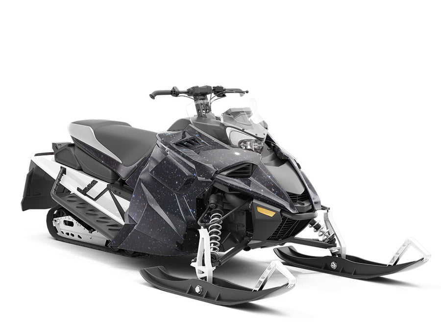Blue Berry Science Fiction Custom Wrapped Snowmobile