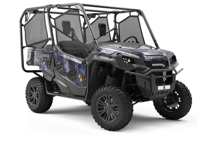 Blue Blaze Science Fiction Utility Vehicle Vinyl Wrap