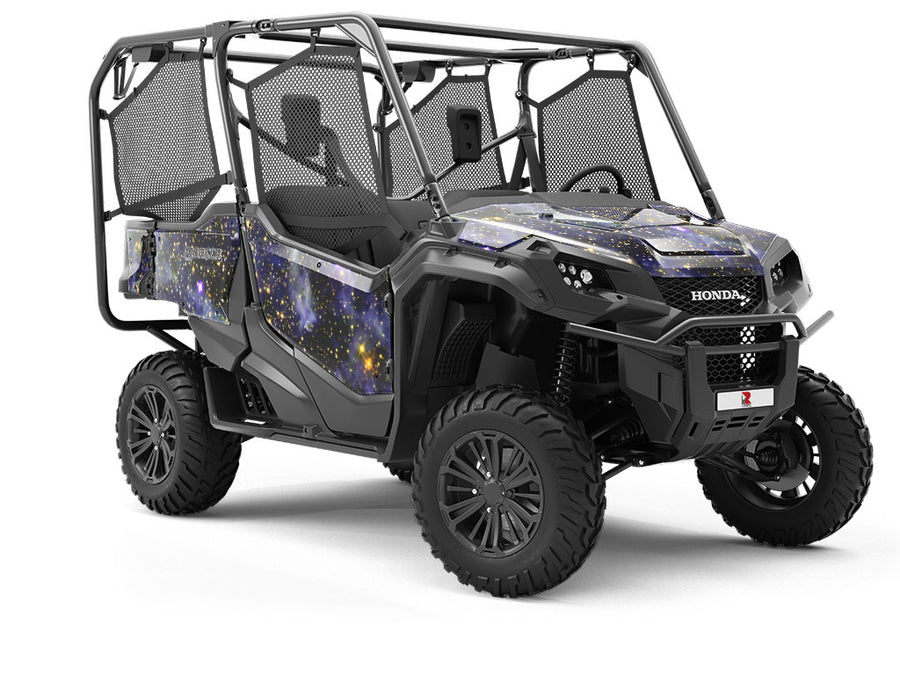 Blue Blaze Science Fiction Utility Vehicle Vinyl Wrap
