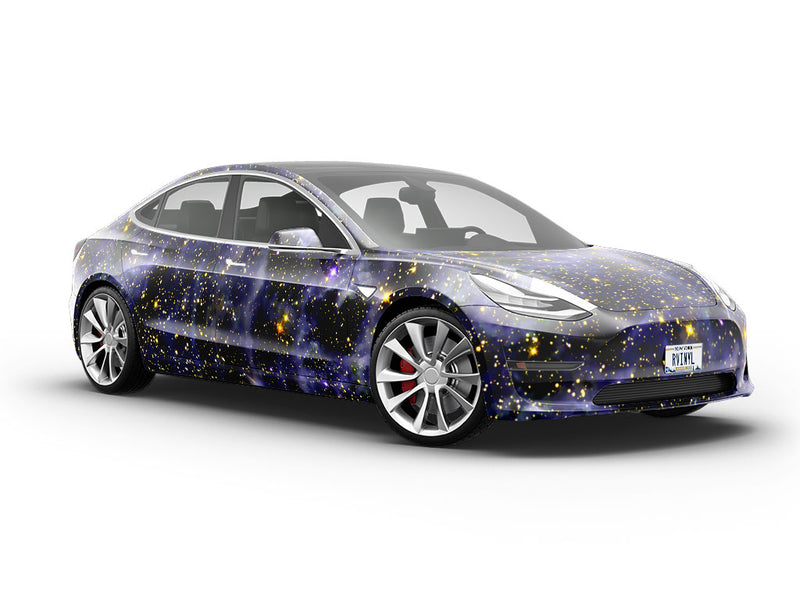 Blue Blaze Science Fiction Vehicle Vinyl Wrap