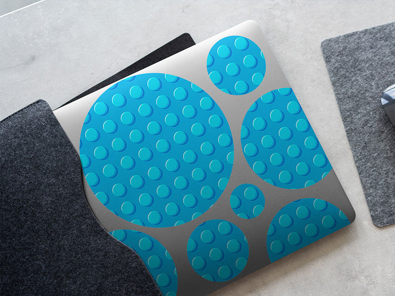 blue brick toy room DIY Laptop Stickers