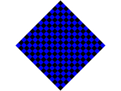 Blue Checkered Vinyl Wrap Pattern