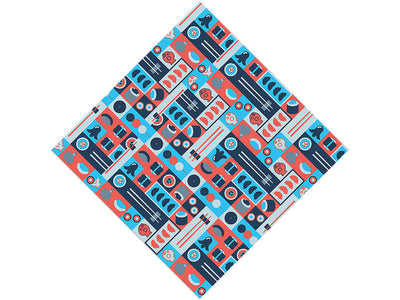 Blue Chopsticks Food Vinyl Wrap Pattern